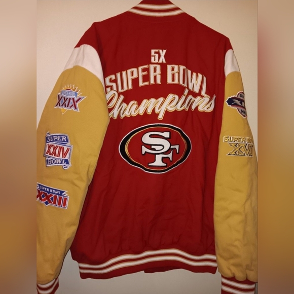 Red Super Bowl Champions Jacket